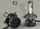 IP67 Lampu Depan LED F2 Super Terang Bohlam Lampu Depan SUV RV Manik-manik Lampu COB 1400LM