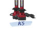 De 12V 24V 55W Lampu LED Otomotif K5 H1 H3 880 Hb3 9006 H11 H4 PARA Coche Faro